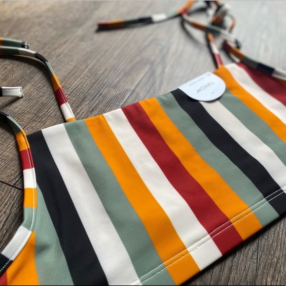 ✨ Monki recycled multi stripe tie strat bikini top - Picture 3 of 3